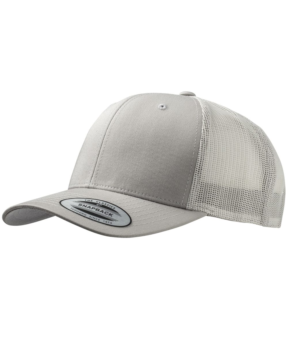 Silver/Silver Retro trucker cap (6606)