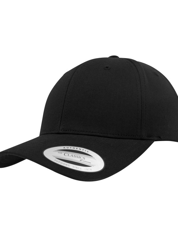 Black Curved classic snapback (7706)(7706)