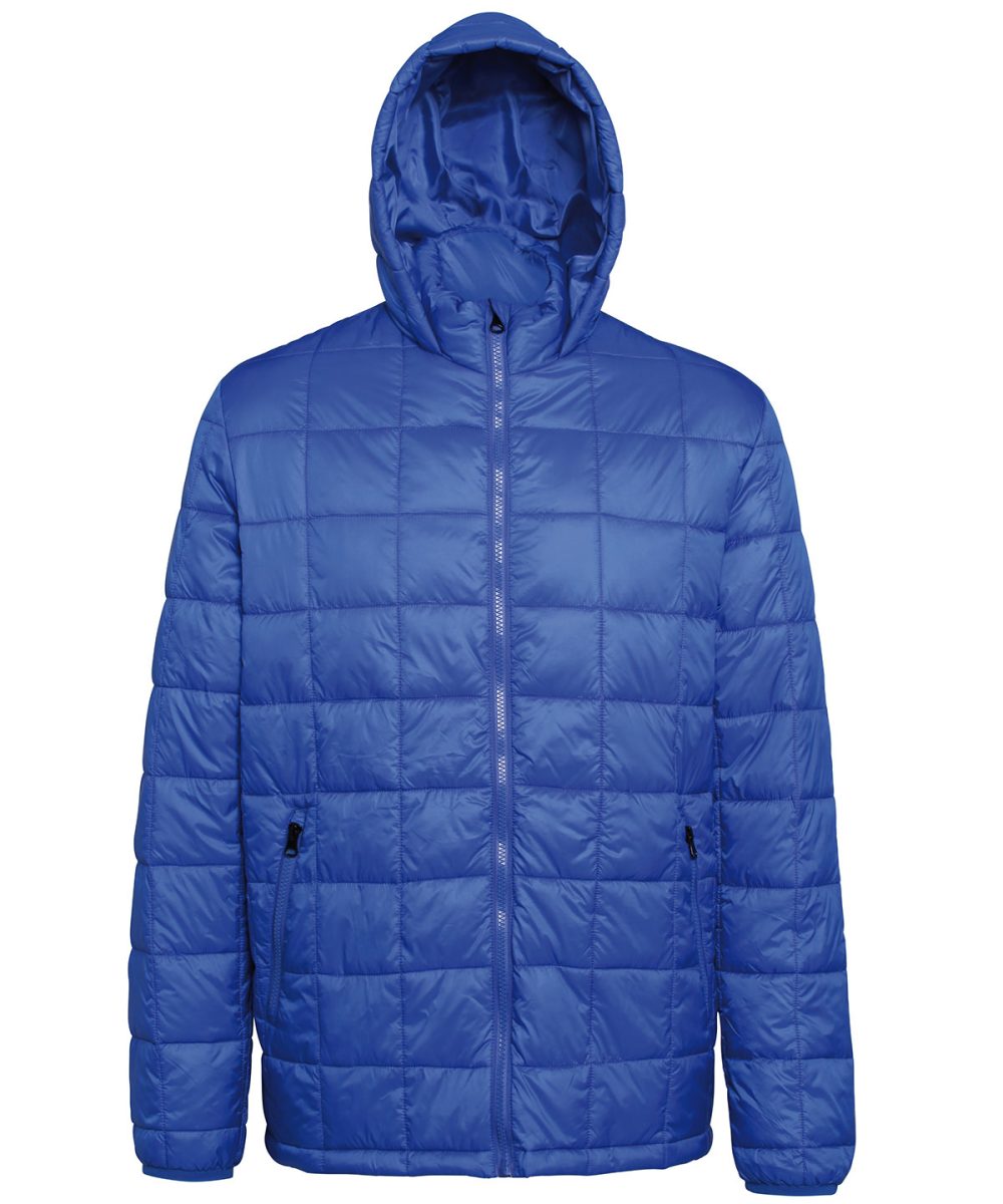 Royal Box quilt hooded jacket