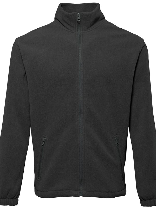 Black Full-zip fleece