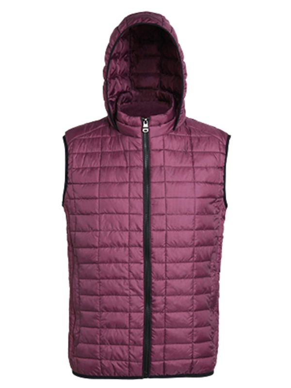 Mulberry* Honeycomb hooded gilet