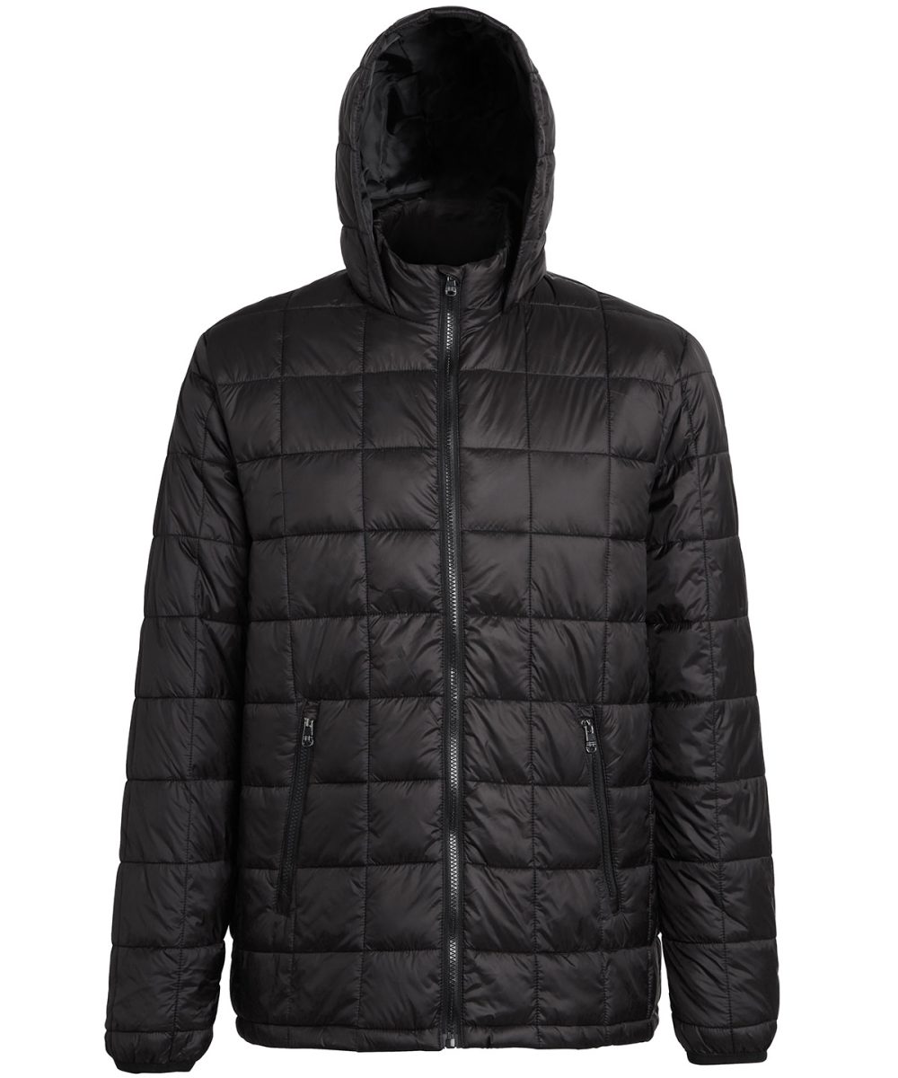 Black Box quilt hooded jacket