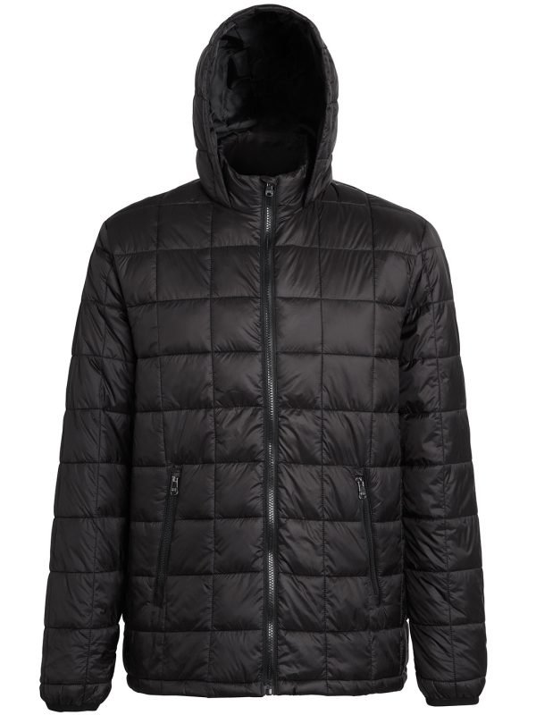 Black Box quilt hooded jacket