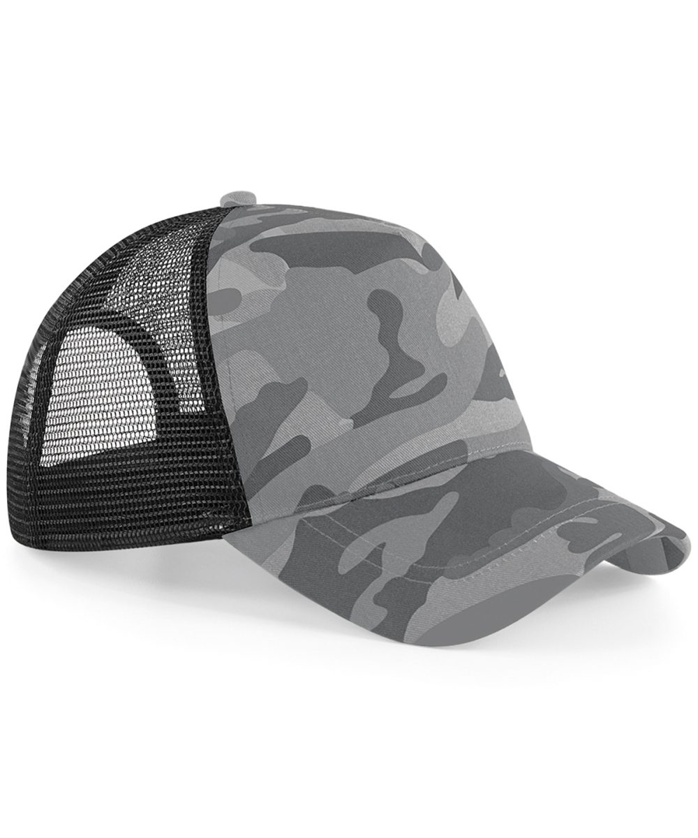 Arctic Camo Camo snapback trucker