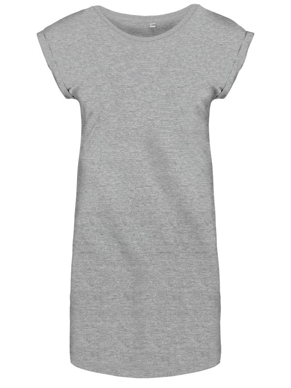 Light Grey Heather Ladies' long T-shirt