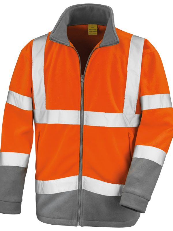 Orange Safety microfleece