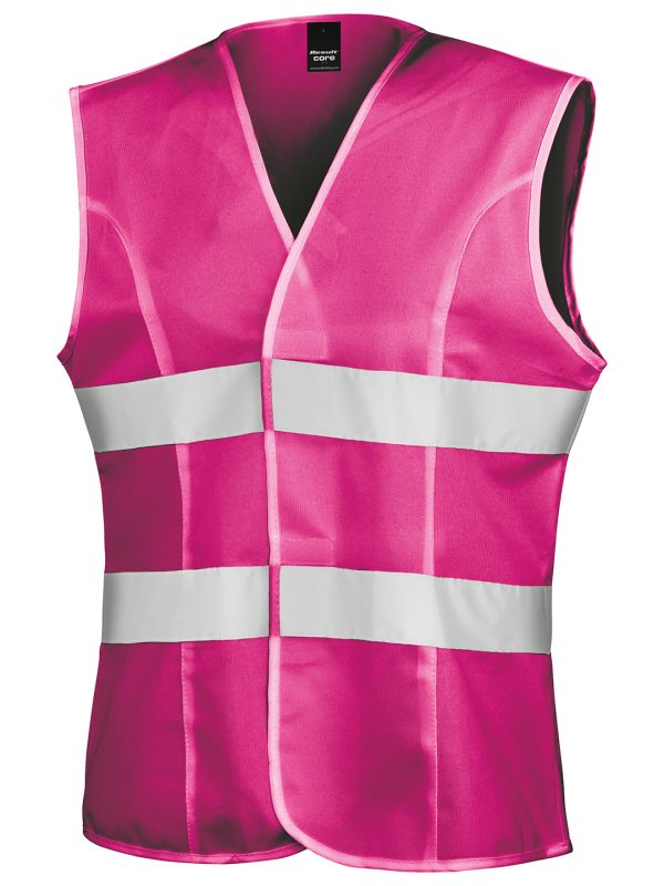 Fluorescent Pink Women's high-viz tabard