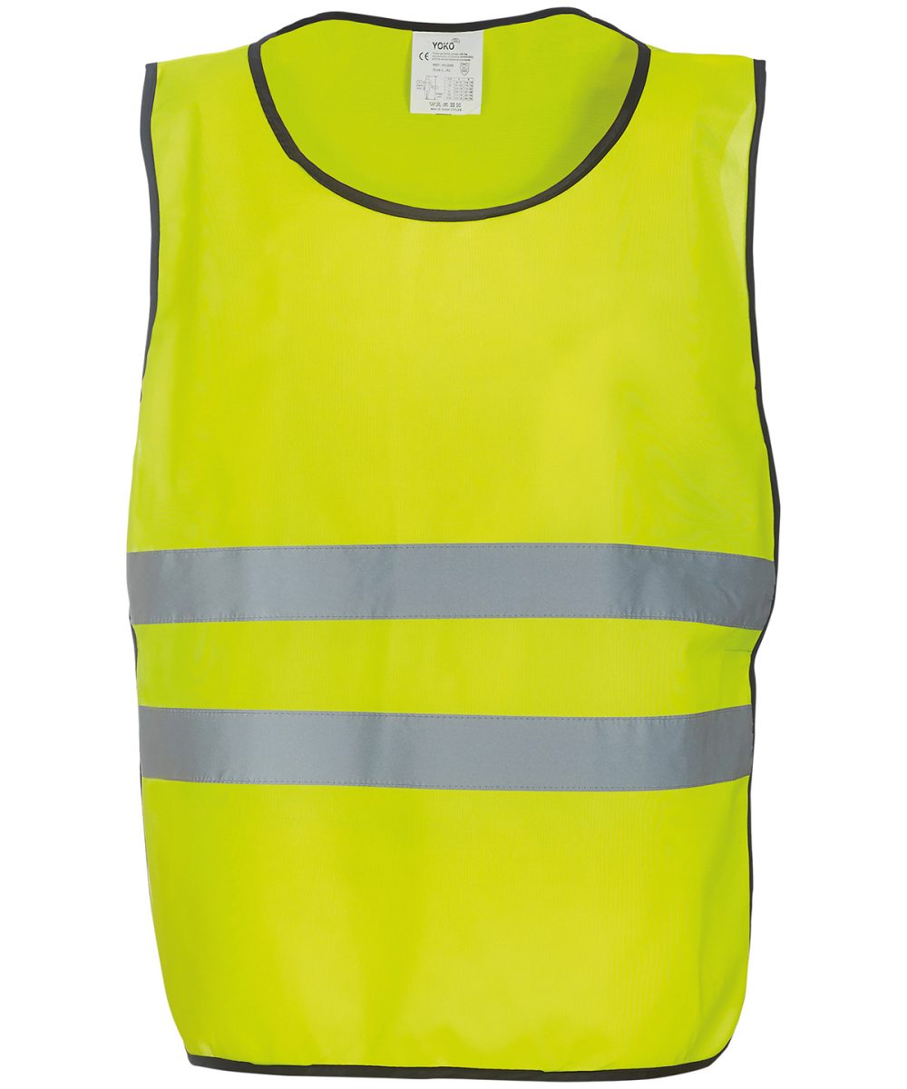 Yellow Hi-vis 2-band tabard (HVJ269)