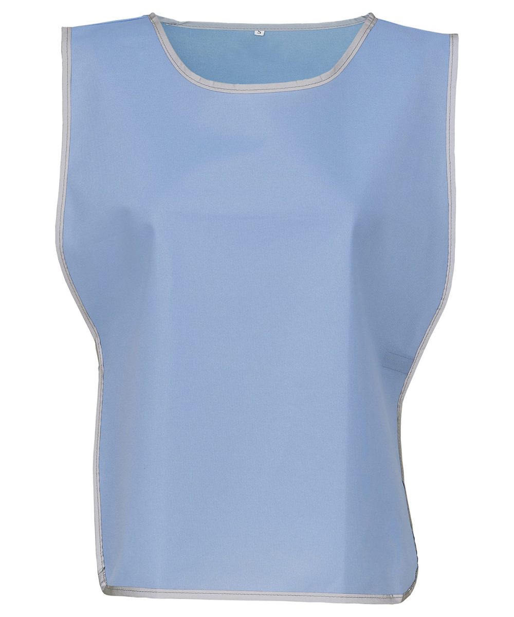 Sky Blue Hi-vis reflective border tabard (HVJ259)