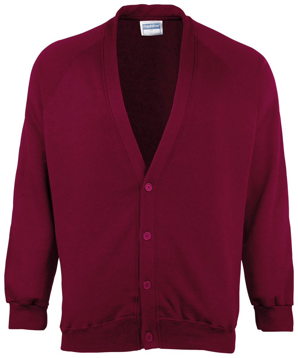 Burgundy Kids Coloursure™ cardigan