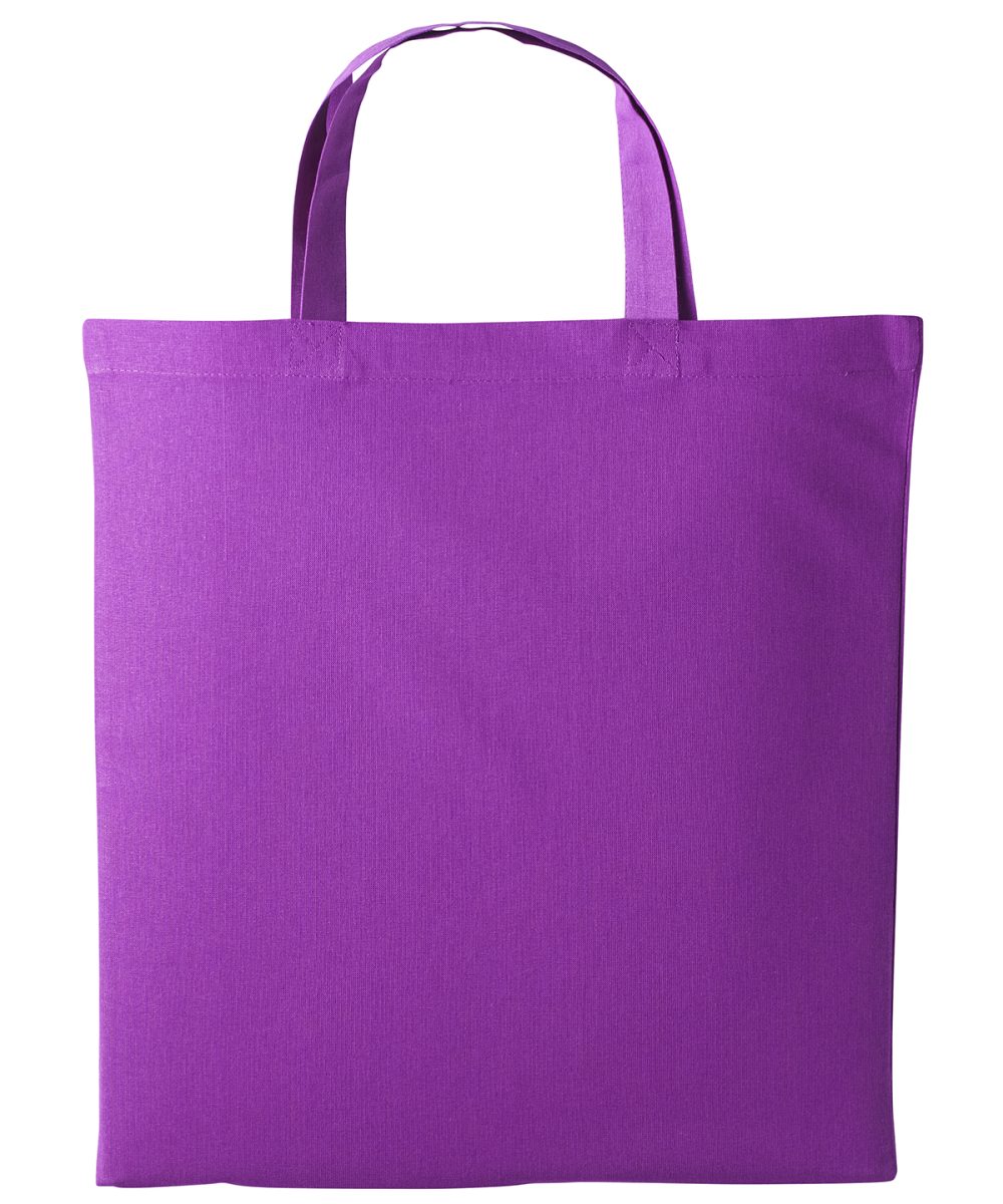 Magenta Cotton shopper short handle