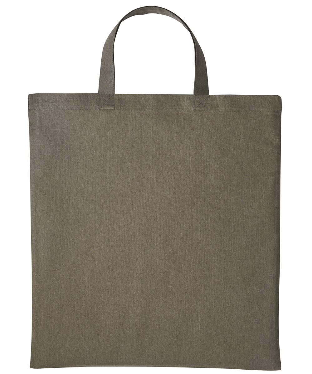 Olive Cotton shopper short handle