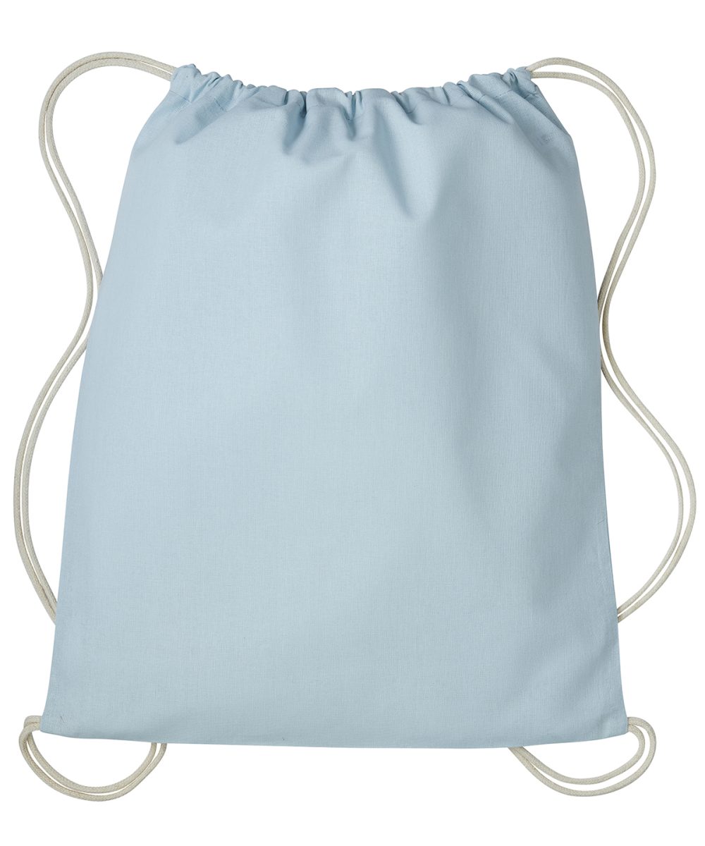 Pastel Blue/Natural Gymsac with cords