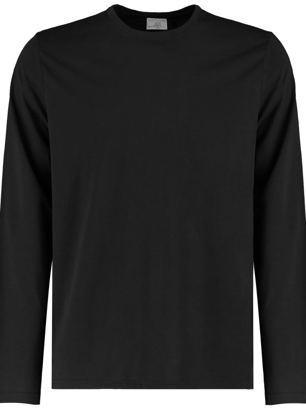 Black Long sleeve Superwash® 60°C tee (fashion fit)