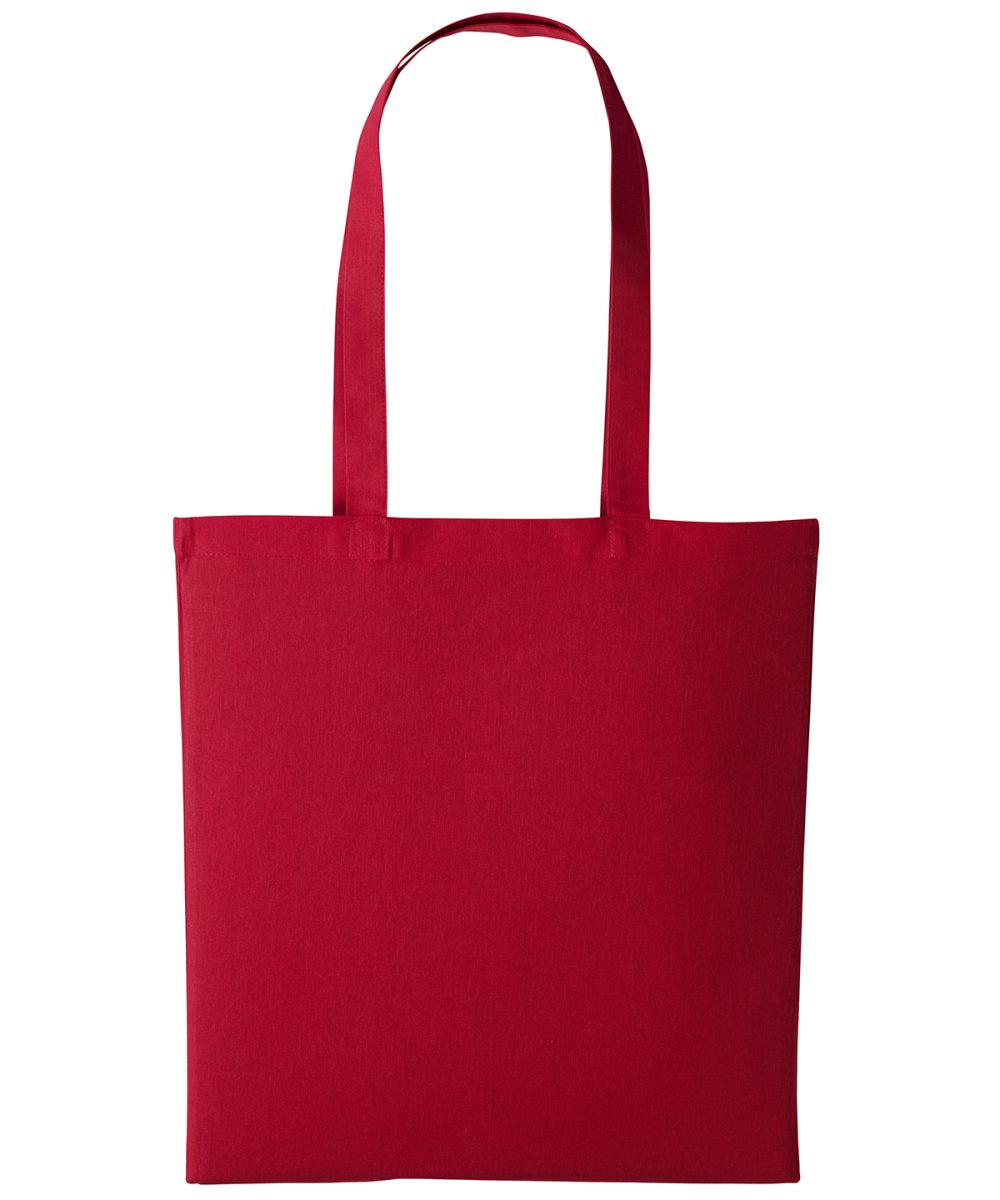 Fire Red (Red) Cotton shopper long handle