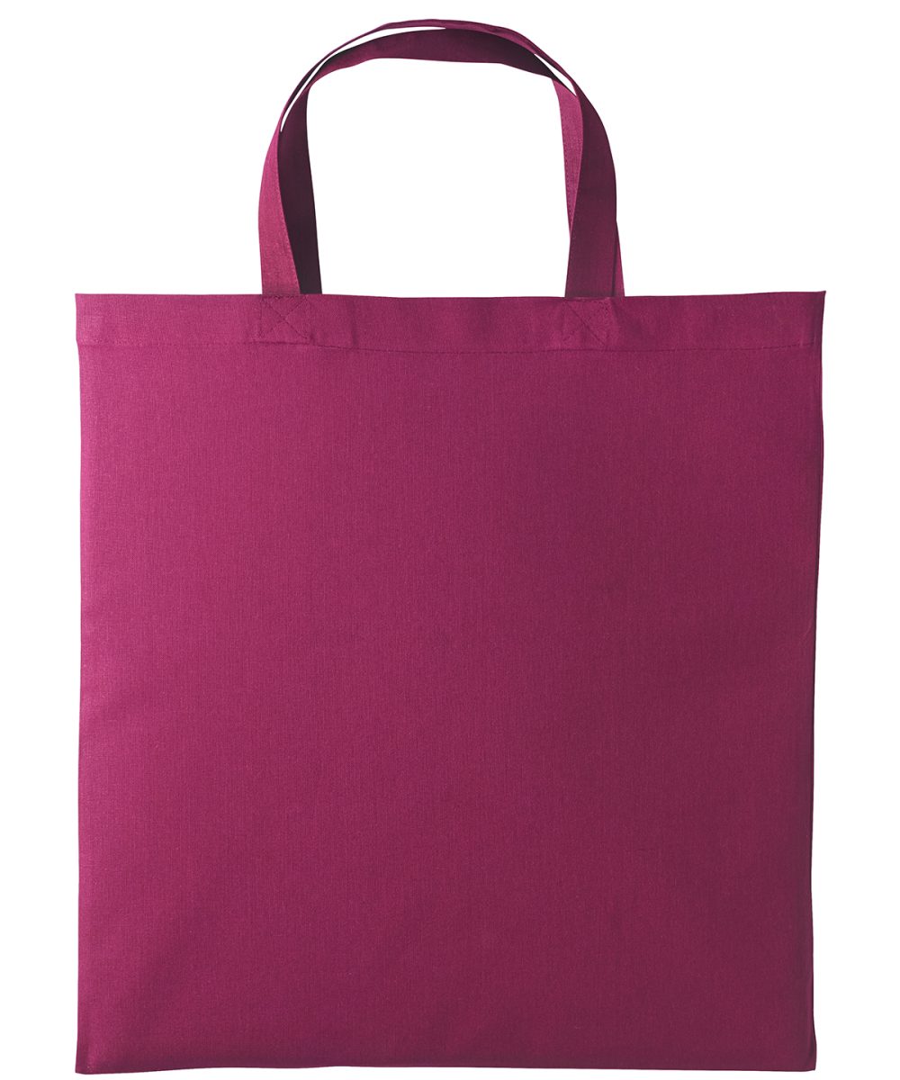 Cranberry Cotton shopper short handle