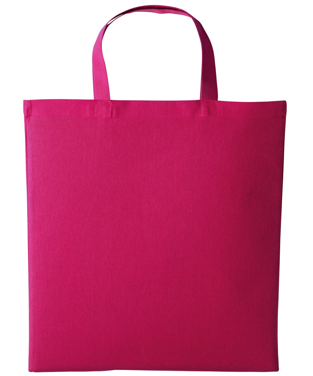 Hot Pink Cotton shopper short handle