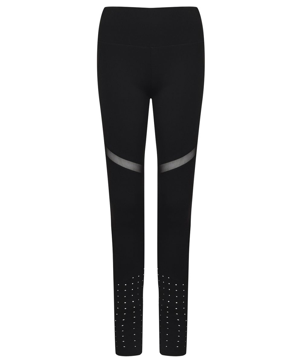 Black Women's panelled leggings