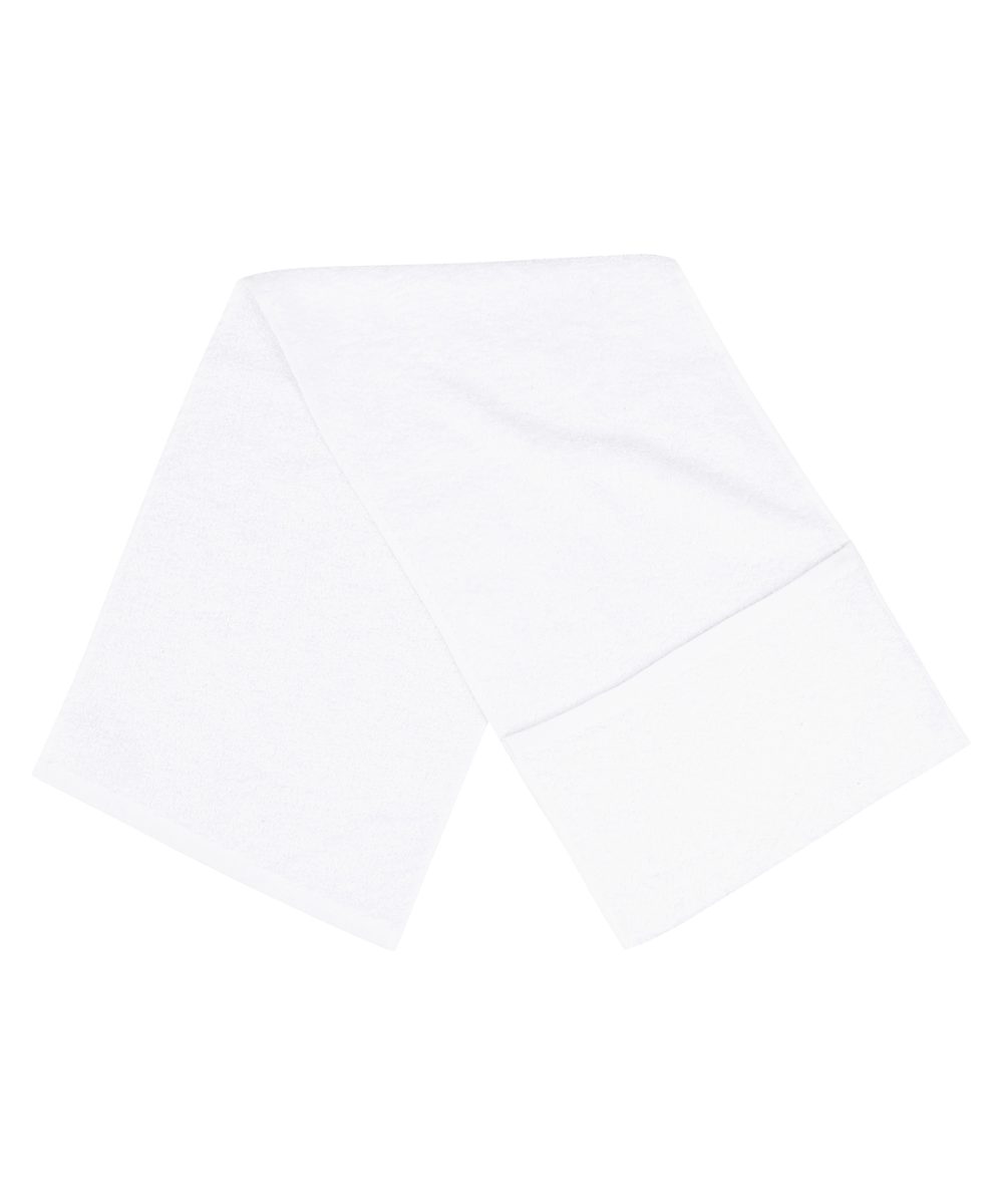 White Luxury range pocket gym towel