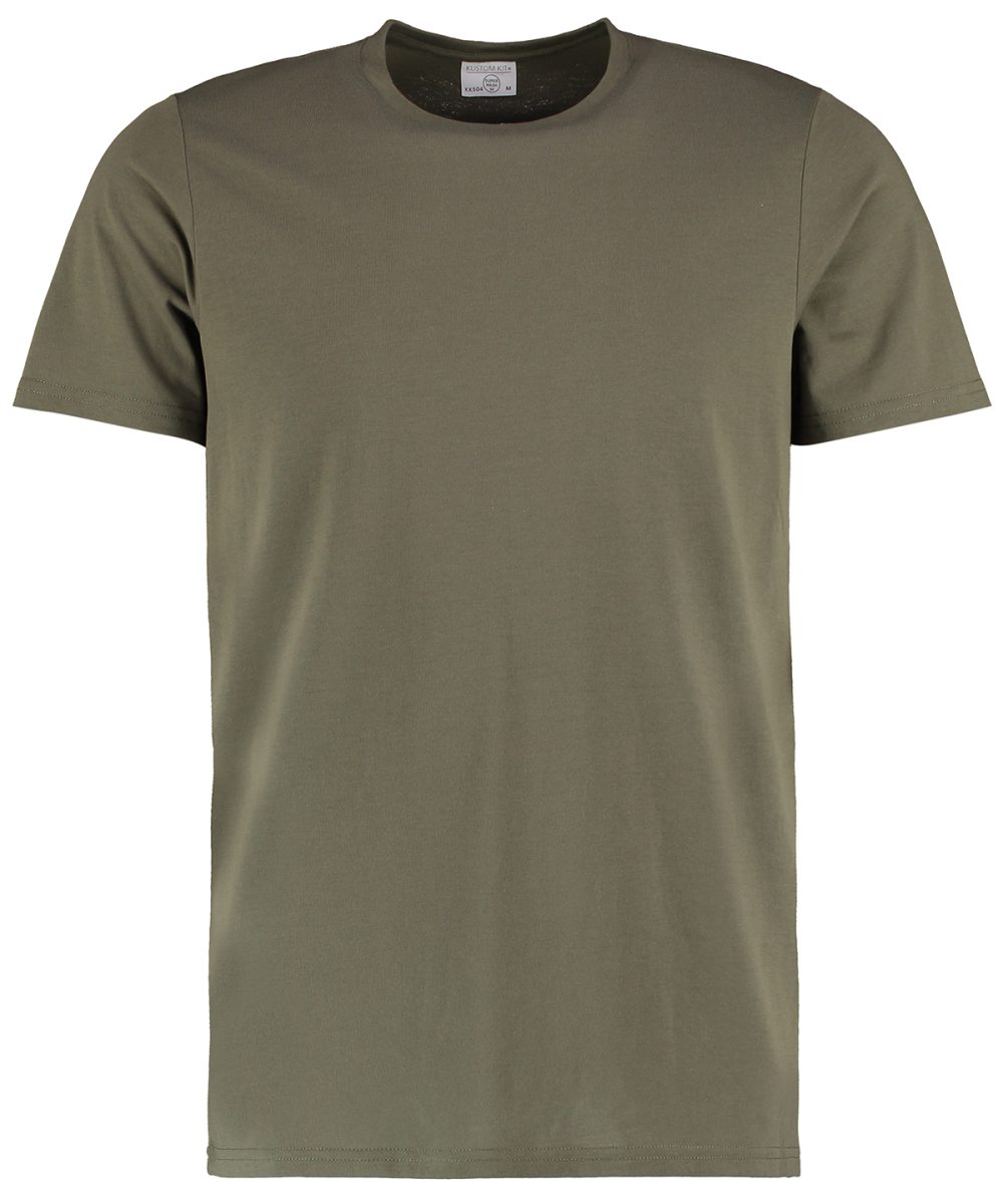 Khaki Superwash® 60° t-shirt (fashion fit)