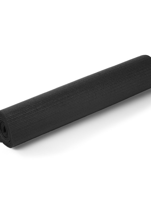 Black TriDri® Yoga and fitness mat