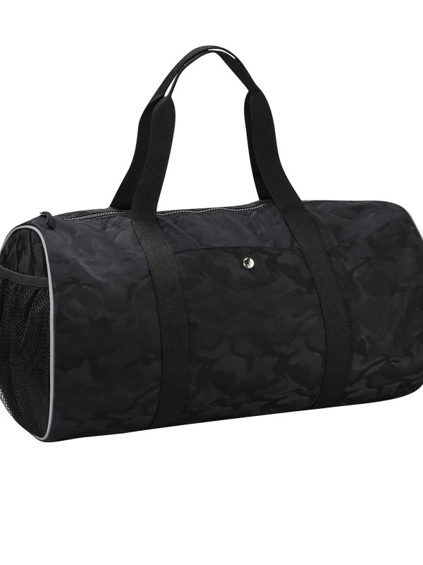 Black Camo TriDri® camo everyday roll bag