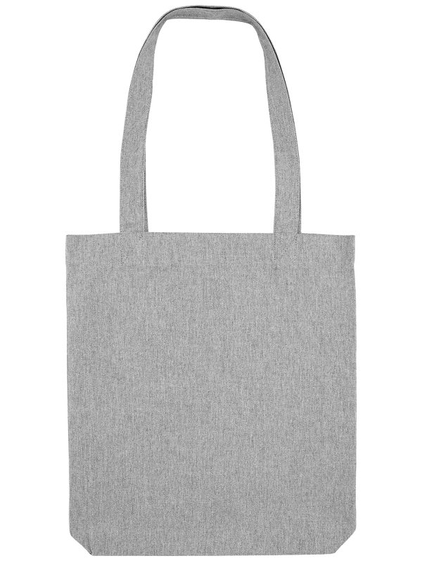 Heather Grey Woven tote bag (STAU760)