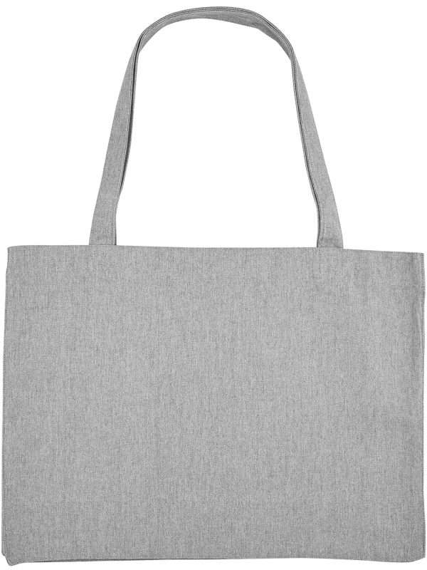 Heather Grey Woven shopping bag (STAU762)