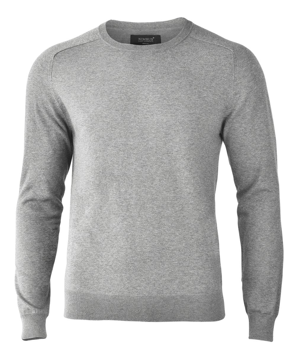 Grey Melange Brighton – elegant round neck