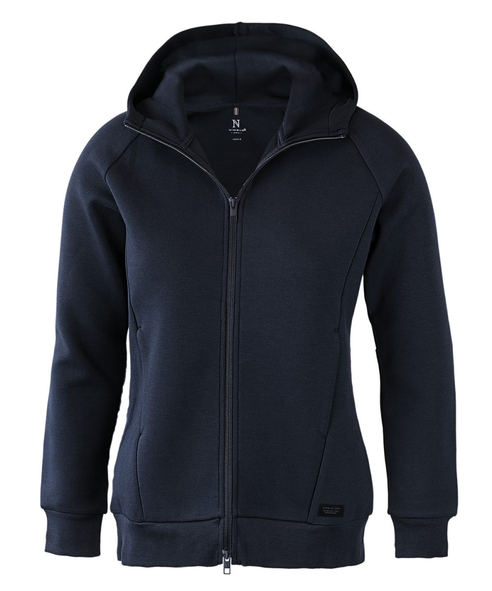 Navy Women’s Hampton – premium double-faced hoodie