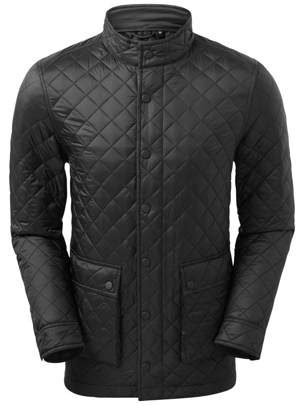 Black Quartic quilt jacket