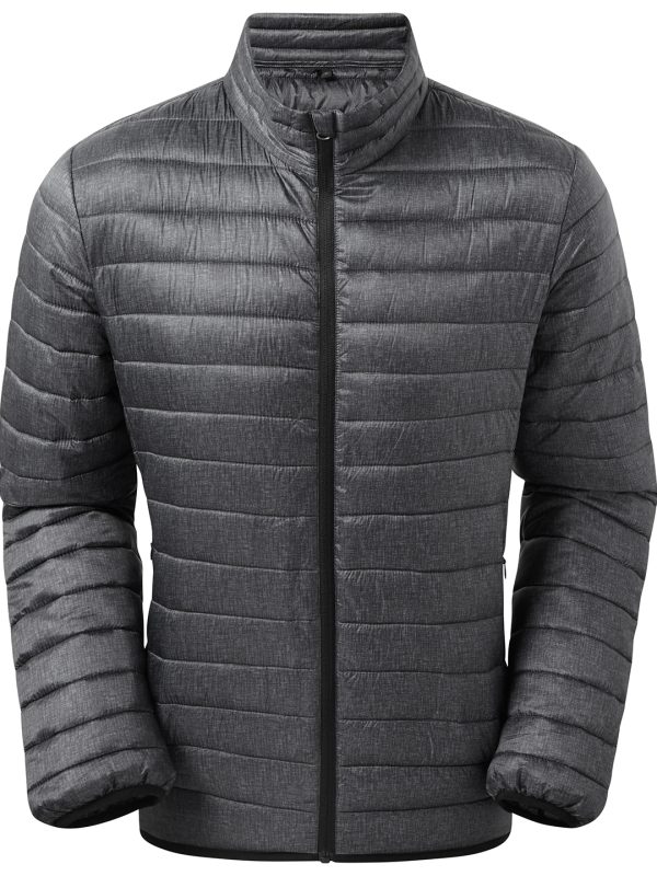 Charcoal Melange Melange padded jacket