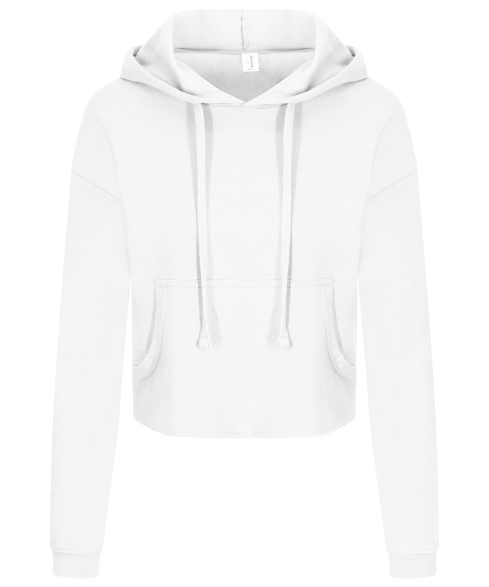 Arctic White Women's cropped hoodie