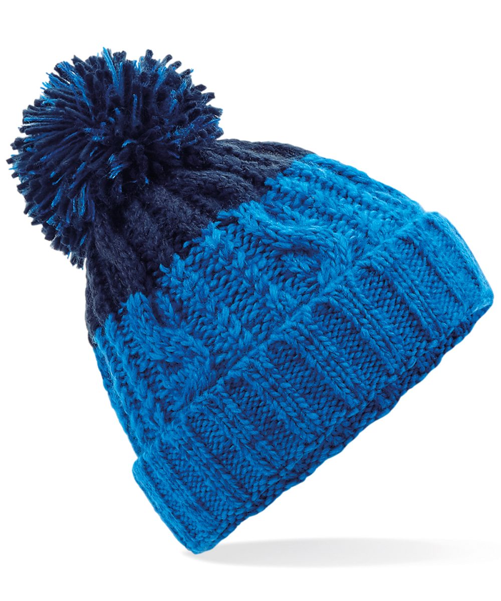 Azure Blue/Oxford Navy Apres beanie