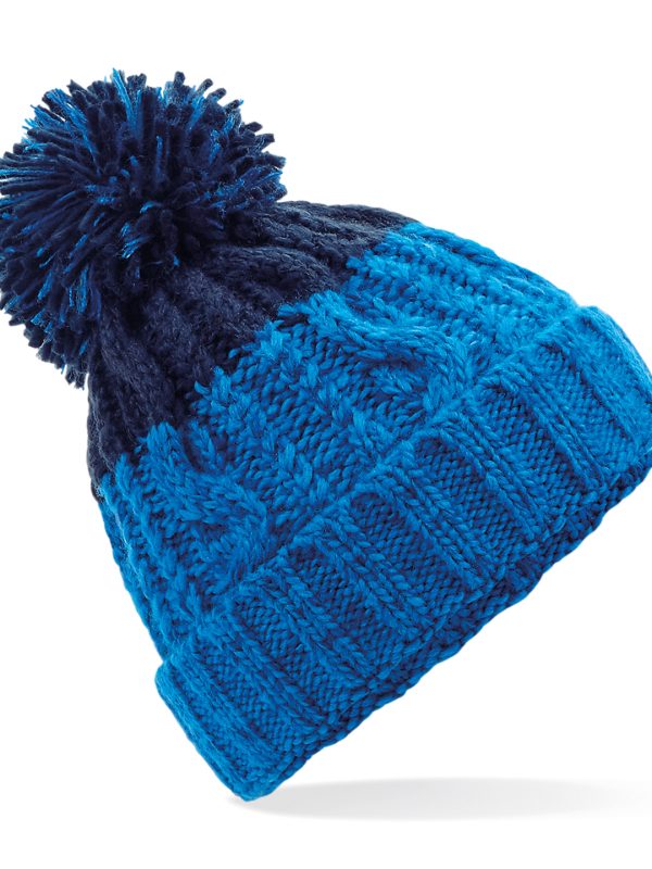 Azure Blue/Oxford Navy Apres beanie