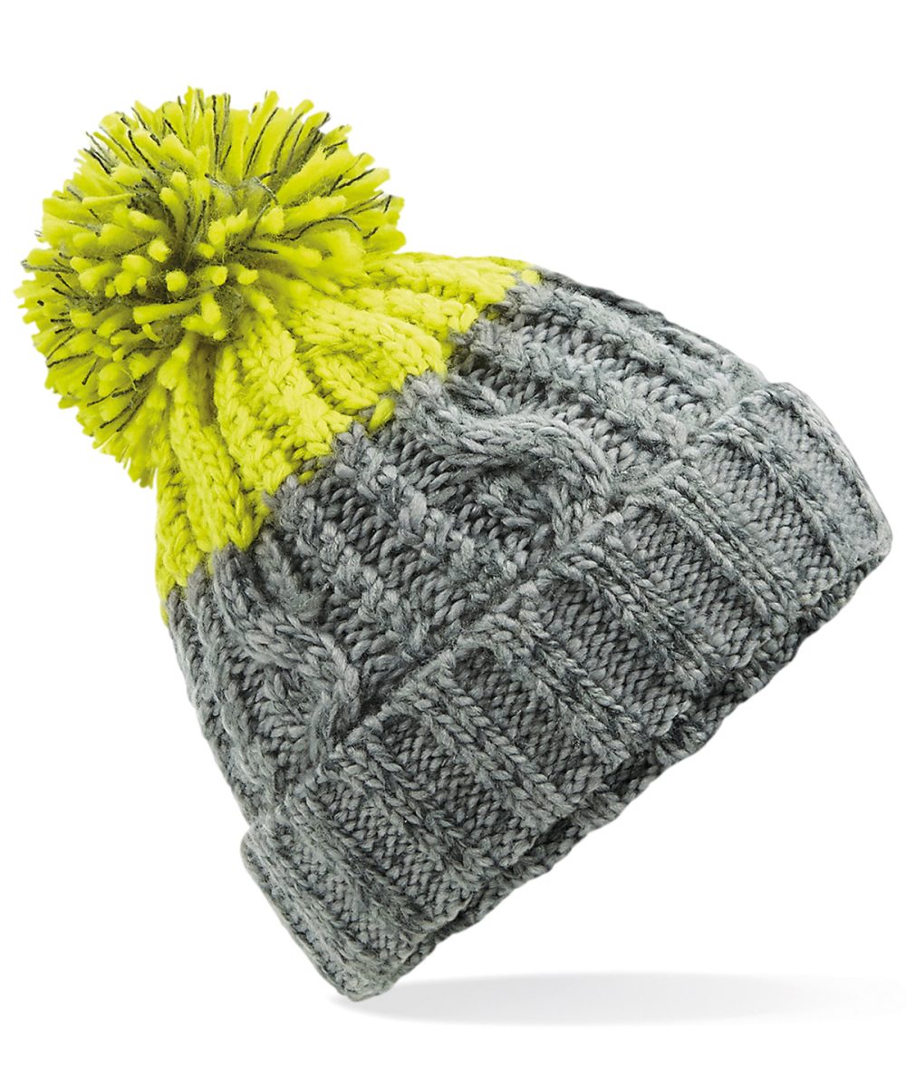 Light Grey/Citron Apres beanie