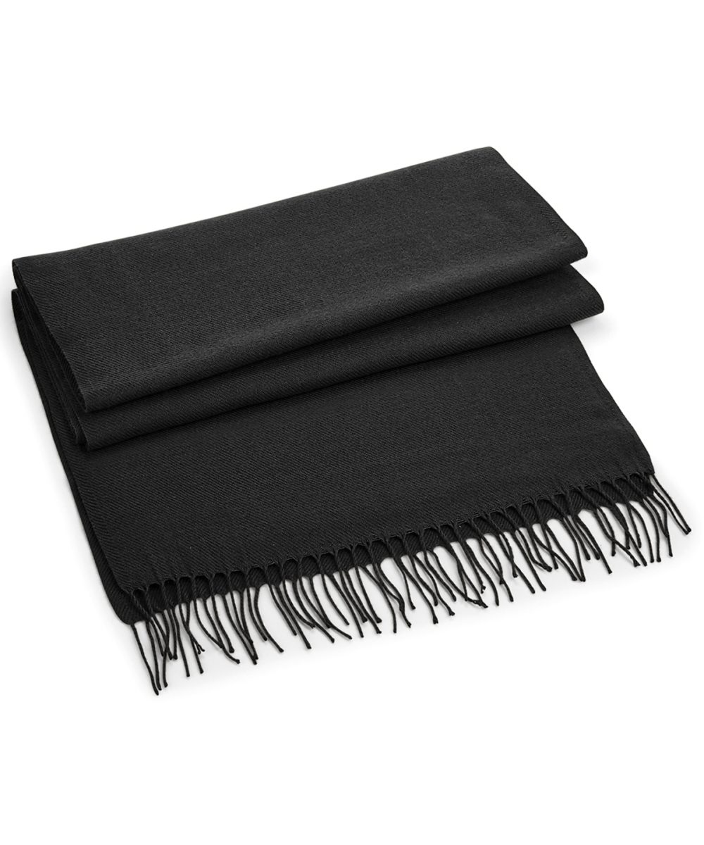 Black Classic woven scarf