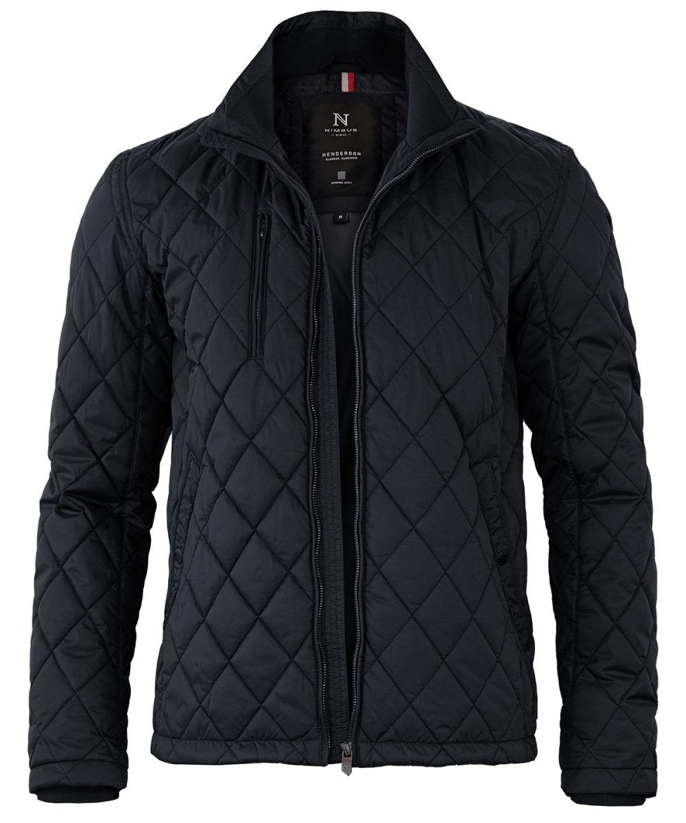 Midnight Blue Henderson – stylish diamond quilted jacket