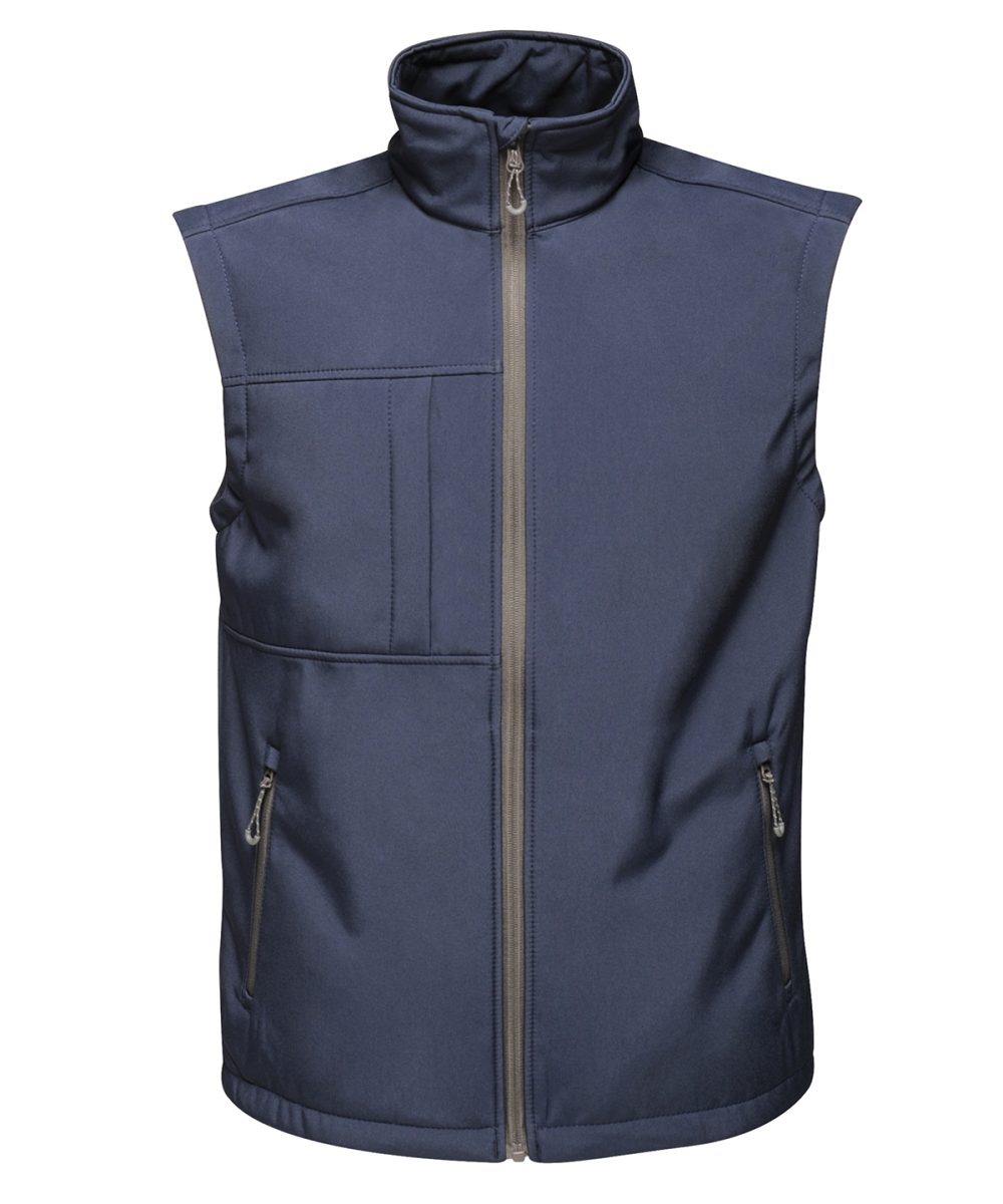 Navy/Seal Grey Octagon 3-layer bodywarmer