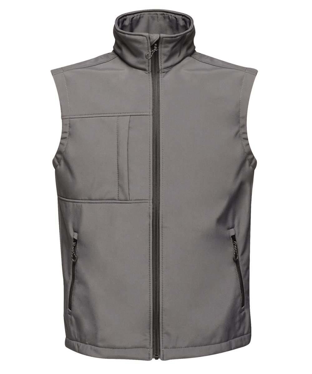 Seal Grey/Black Octagon 3-layer bodywarmer