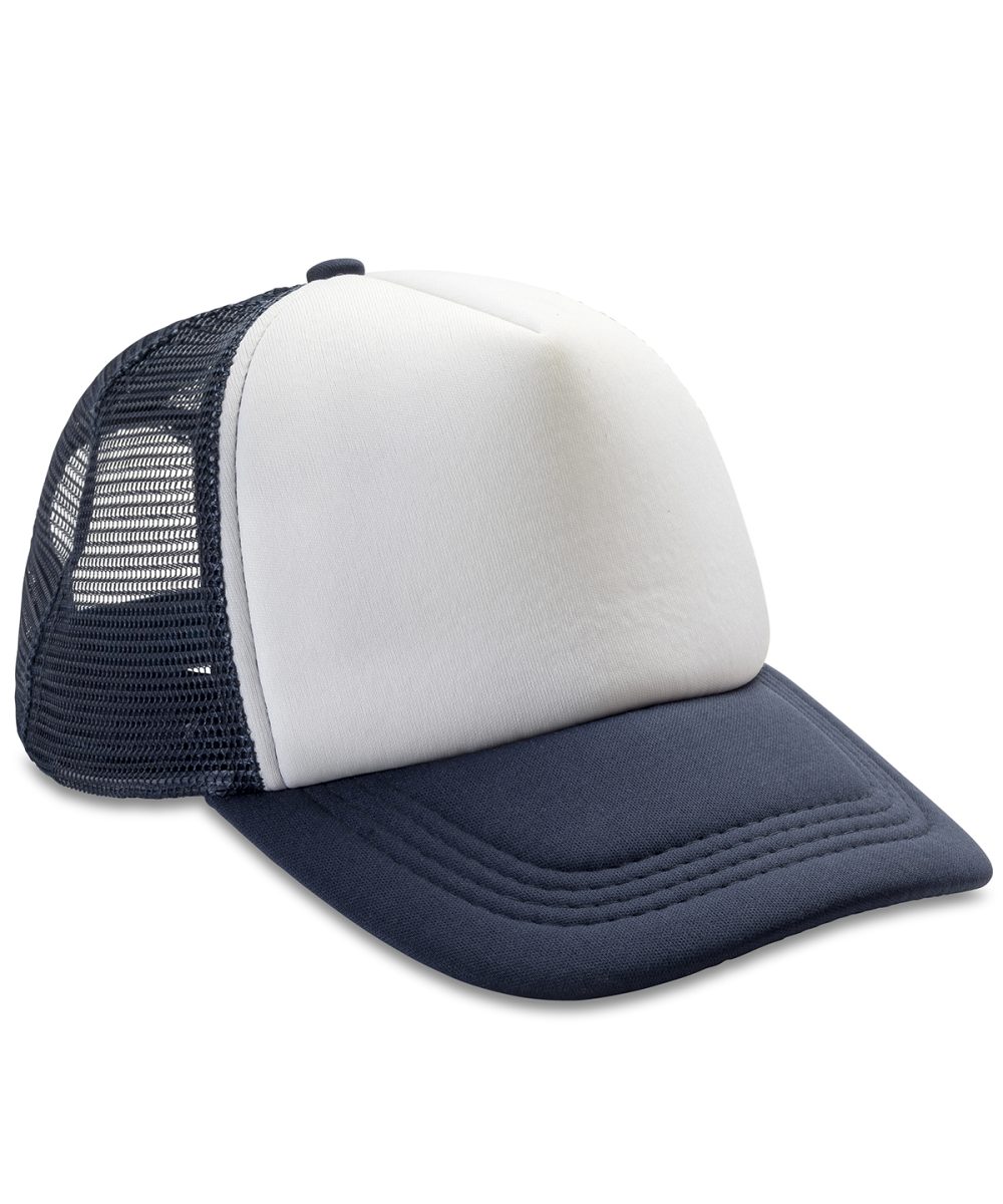 Navy/White Core Detroit ½ mesh truckers cap