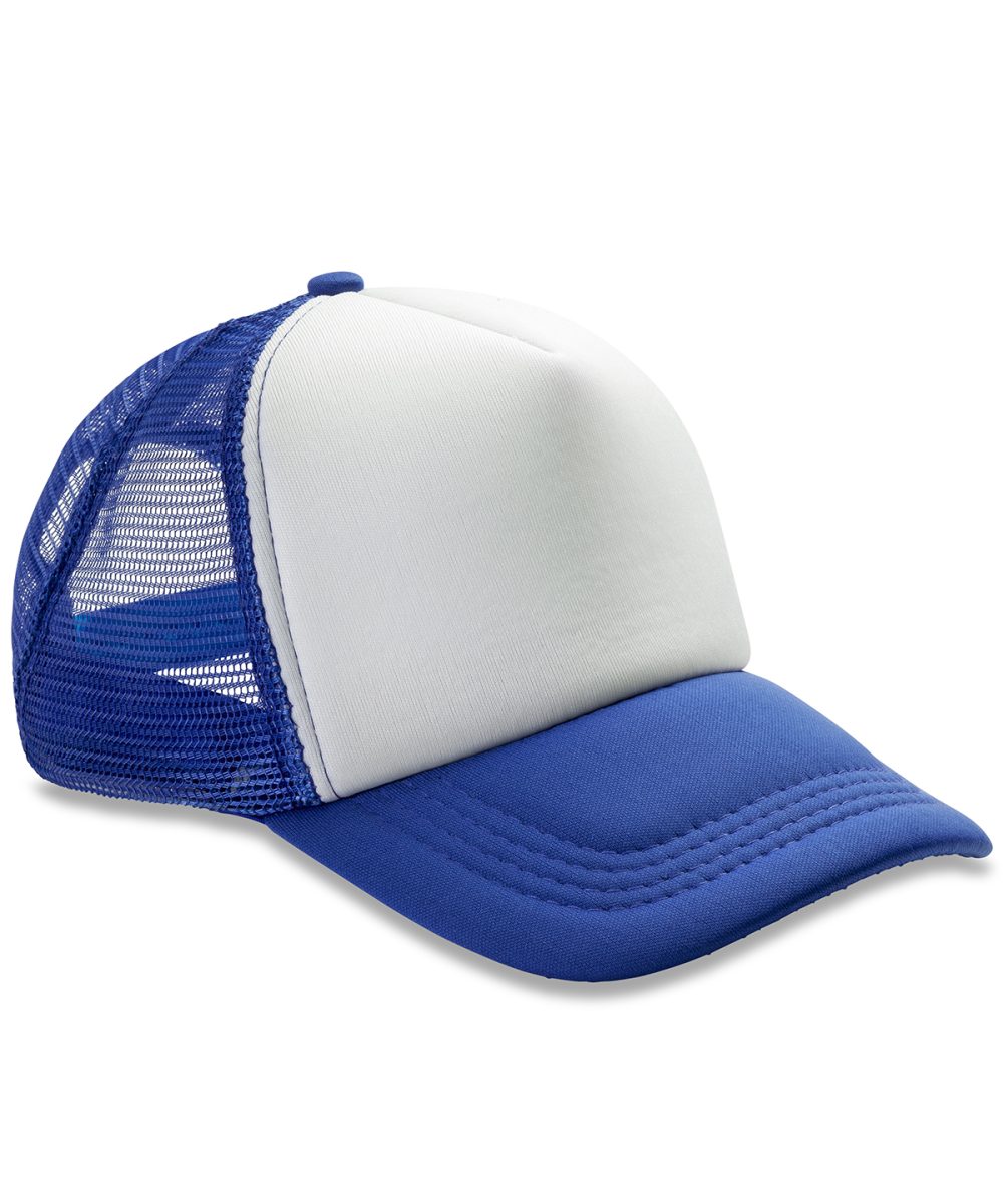 Royal/White Core Detroit ½ mesh truckers cap