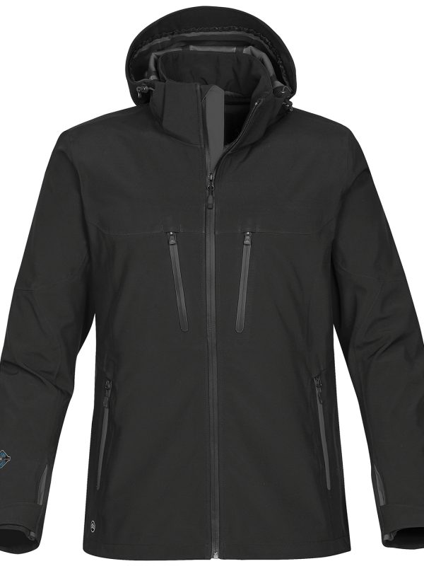 Black/Carbon* Patrol technical softshell jacket