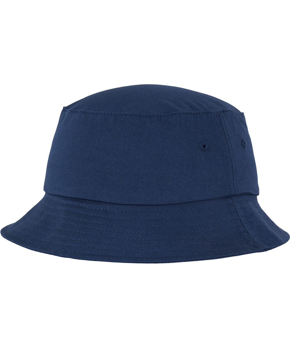 Navy Flexfit cotton twill bucket hat (5003)