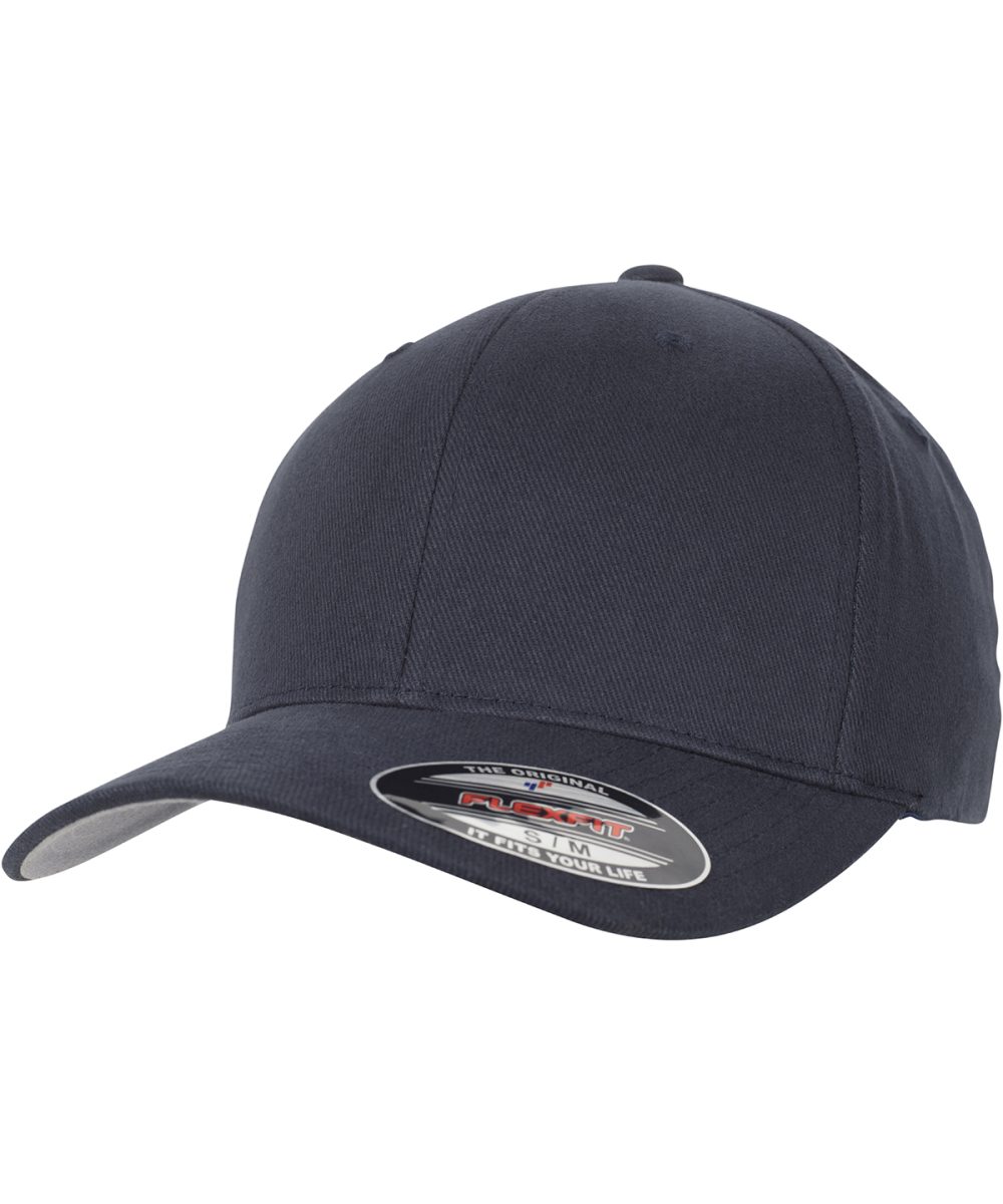 Navy Flexfit brushed twill (6377)