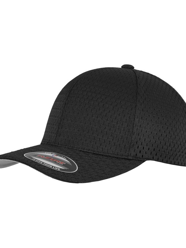 Black Flexfit athletic mesh (6777)