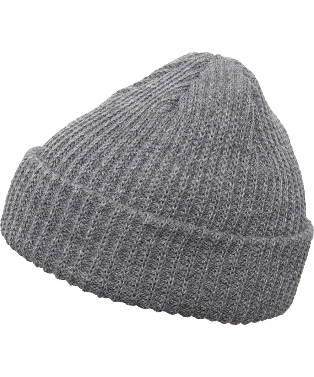 Heather Grey Rib beanie (1502RB)