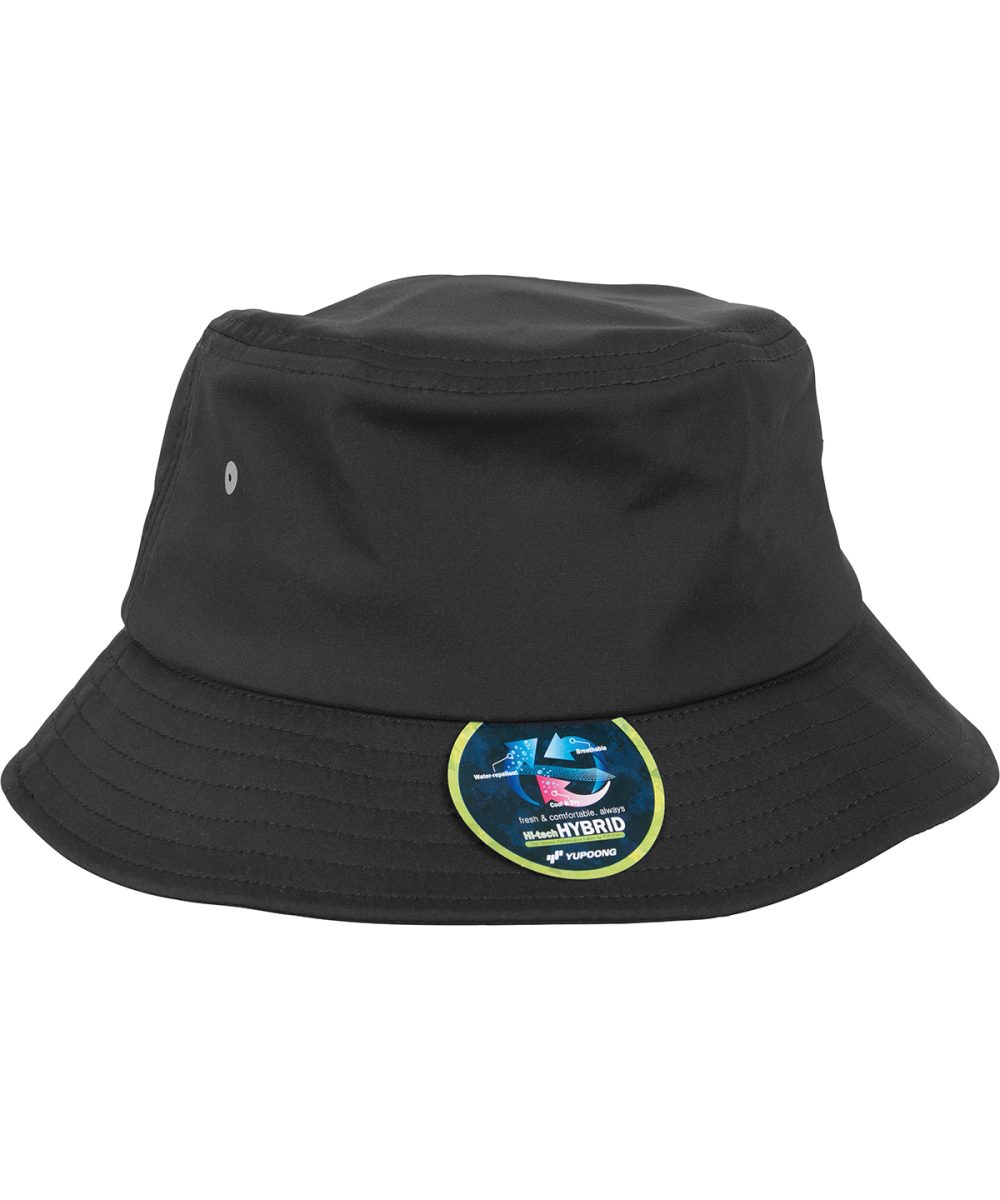 Black Nylon bucket hat (5003N)