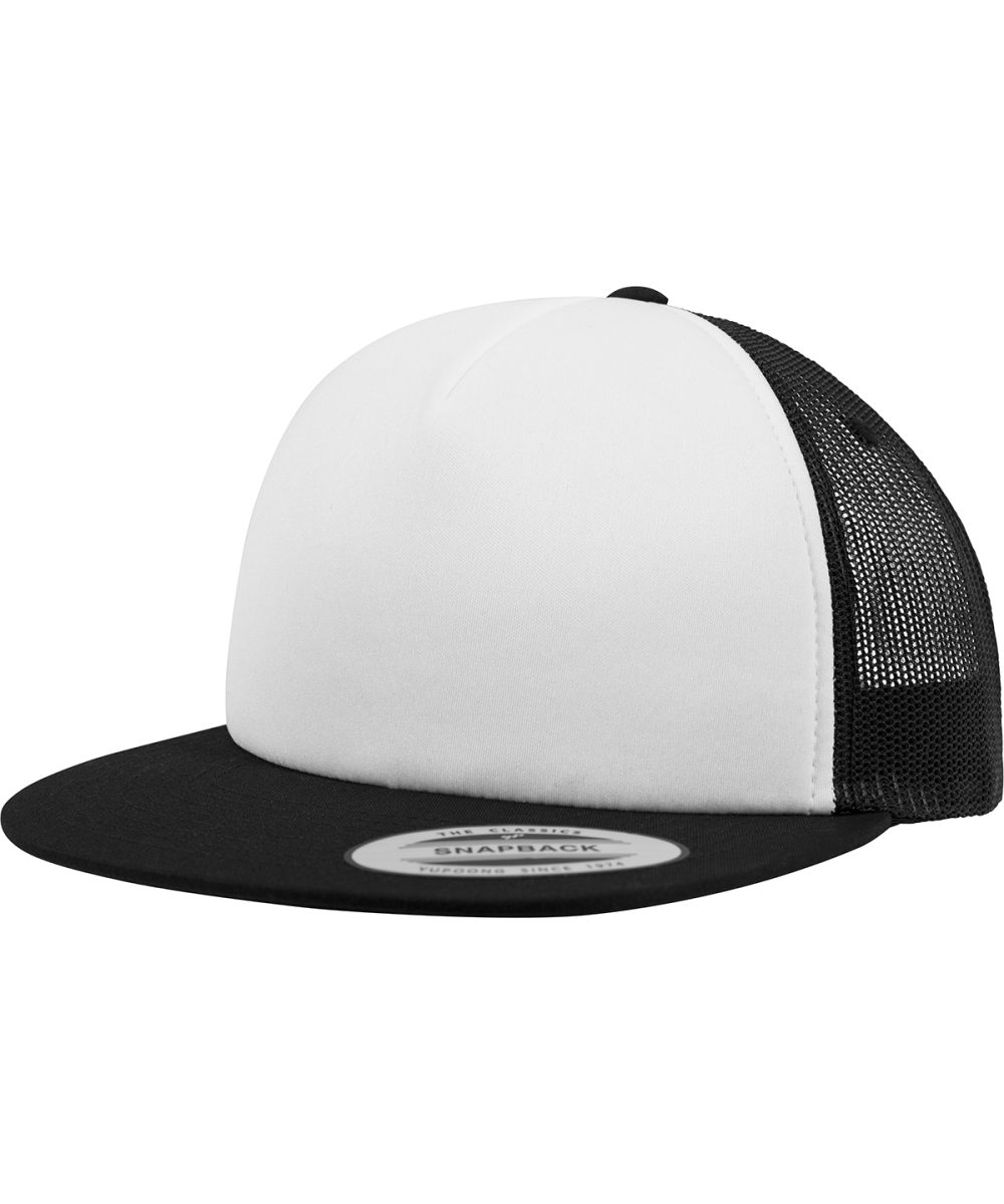 Black/White/Black Foam trucker with white front (6005FW)