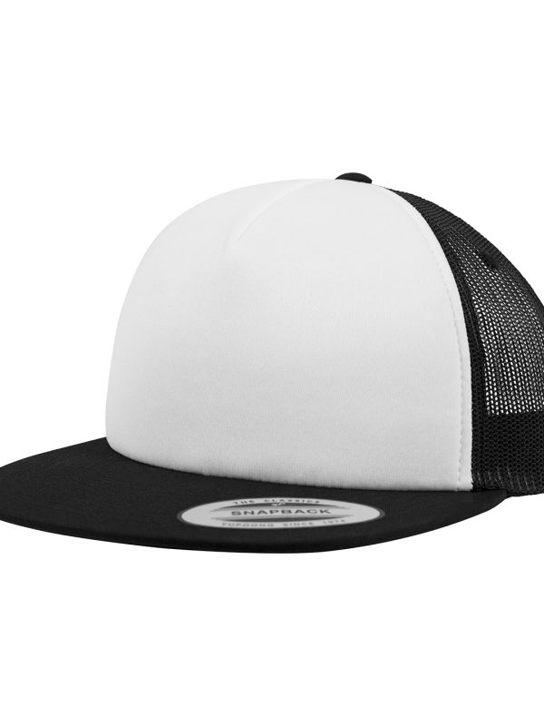 Black/White/Black Foam trucker with white front (6005FW)